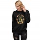 Sweatshirt with a Cossack skull